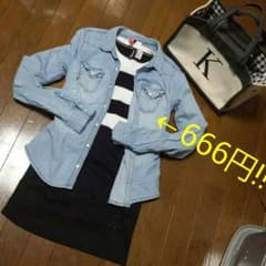 デニムシャツ☆☆666のサムネイル