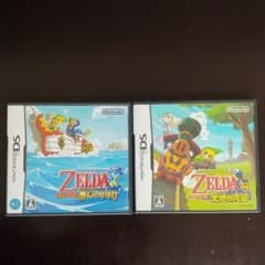 【美品】ゼルダの伝説 夢幻の砂時計・大地の汽笛　ニンテンドーDSのサムネイル