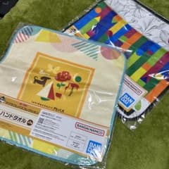 [2장 세트] 사쿠라 크레파스 컬렉션 이치 반 쿠지 F상 핸드 타월