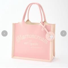 マロンクリーム 青木美沙子 ニットバッグ しまむら サンリオ ピンク