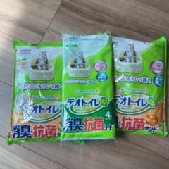 【専用】デオトイレ 飛び散らない消臭・抗菌サンド 2L×2 シート4枚セットのサムネイル