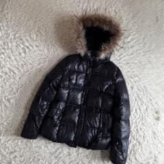 Y2K 平成 ギャル 光沢 ダウンジャケット ファー 3WAY お兄系 短丈