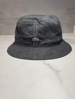 LACOSTE ラコステ コットン バケットハット フランネル デニム サハリのサムネイル