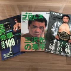 三沢光晴　特集本3冊セットのサムネイル