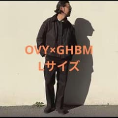OVY x GHbM BRITISH TWILL TROUSERS L ブラック - メルカリ