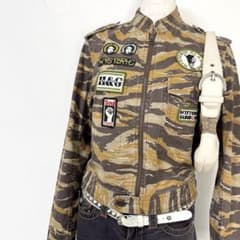 y2k❤️00s HYSTERIC GLAMOUR カモ柄 ワッペン ジャケット y2k❤️00s HYSTERIC GLAMOUR カモ柄 ワッペン ジャケット - メルカリ