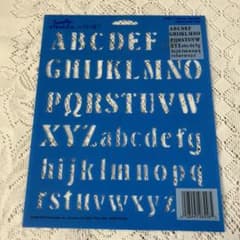 ( ^ω^ )様専用　ステンシルシート　アルファベットのサムネイル