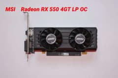 MSI Radeon RX 550 4GT LP OCのサムネイル