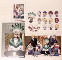 Dr.STONE きゃらドリ ポストカードとブロマイド 石神千空 あさぎりゲンのサムネイル