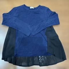 キッズ　130 branshes 長袖カットソー ネイビーのサムネイル
