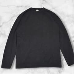 未使用級✨ロンハーマン カシミヤ 100% クルーネック ニット 黒 M 高級