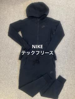 ナイキテックフリース黒セットアップMサイズ - メルカリ