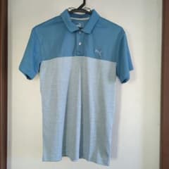 PUMA GOLF メンズ ゴルフウェア ポロシャツ ブルーのサムネイル