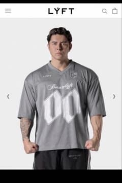 LYFT EXTRA BIG MESH FOOTBALL T-SHIRT - メルカリ