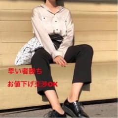 もも☆様 専用　JEANASIS サテンレギュラーシャツのサムネイル