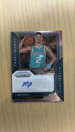 NBAカード　ラメロ・ボール　サイン LaMelo Ball ラメロ・ボール Prizm RC Auto サイン 直筆 - メルカリ