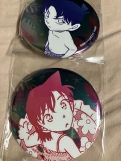 名探偵コナン 缶バッジ 工藤新一 毛利蘭 - メルカリ