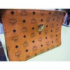 正規 MCM クラッチバッグ ブラウン色のサムネイル