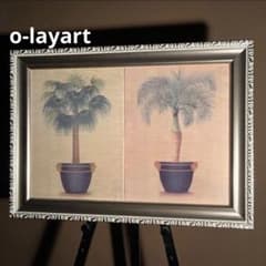 キャンバスプリントアート parm tree 絵画 額付き インテリア キャンバスプリントアート parm tree 絵画 額付き インテリア - メルカリ