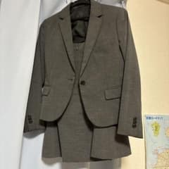 UNIQLO レディース スカートスーツ上下 グレー