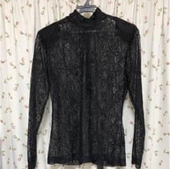 【H&M】黒レース長袖トップスのサムネイル