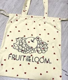 FRUIT OF THE LOOM フルーツオブザルーム ハート柄 トートバッグのサムネイル