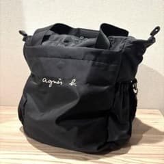 美品 agnes b. 2way マザーズバッグ リュック トート - メルカリ
