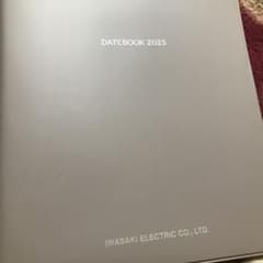 IWASAKI DATEBOOK 2025 マロン色のサムネイル