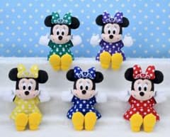 ミニーマウス パペットぬいぐるみ 5種セット