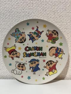 크레용 신짱 접시