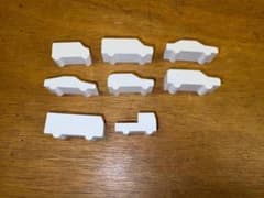 建築模型 1/100 車 8種類16台 点景 添景 自動車 ジオラマ 卒業設計のサムネイル