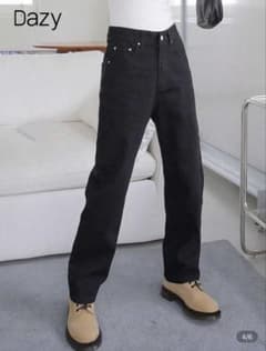 SHEIN Dazy 黒 ストレートデニム Ｌサイズのサムネイル