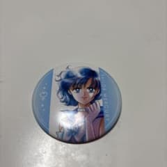 [Sailor Mercury] Pretty Guardian Sailor Moon Museum Can Badge - Original Illustration
