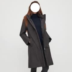 新品 ユニクロ ハイブリッドダウンコート ブラック XLのサムネイル
