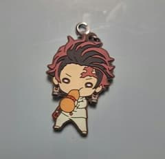 【中古】鬼滅の刃 竈門炭治郎 ラバーストラップのサムネイル