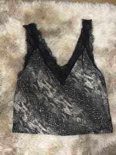 fleur du mal キャミソール パイソン柄 レースのサムネイル