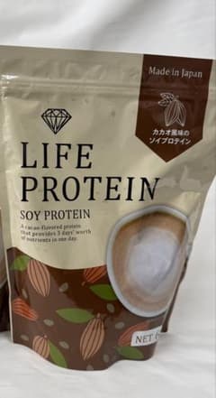 LIFE PROTEIN SOY PROTEIN 600g ココア風味 1袋 - メルカリ
