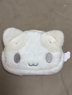サンリオ マシュマロみたいなふわふわにゃんこ ポーチ フェイス型
