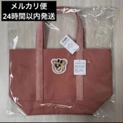 オールドテディガール ワッペントートバッグ Lサイズ 小 ピンク - メルカリ