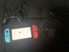 Nintendo Switch 本体 ネオンブルー ネオンレッド おまけプロコンのサムネイル