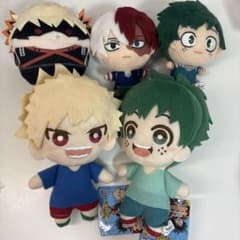 ヒロアカ　緑谷出久　爆豪勝己　轟焦凍　ぬいぐるみ セット まとめ売りのサムネイル