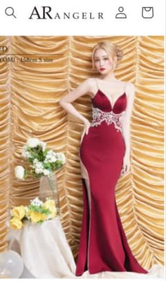 ANGELR ロングドレス キャバドレス スリットのサムネイル