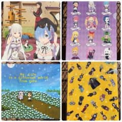 [장미 판매 가능] 클리어 파일 스바루 에밀리아 렘