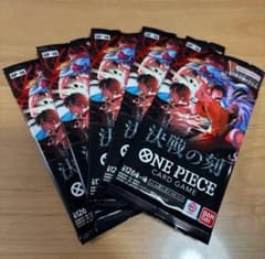 未開封】ONE PIECE 決戦の刻 5パック - メルカリ
