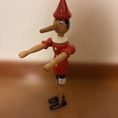 木製 ピノキオ 人形 約20cm - メルカリ