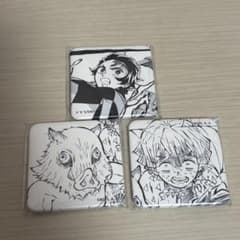 鬼滅の刃 スクエア缶バッジ ufotable お楽しみくじ 炭治郎 善逸 伊之助のサムネイル