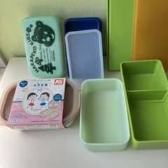 子ども用弁当箱セット 蓋にジェルが入っていて、保冷力があるタイプのサムネイル