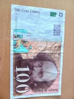 フランス 旧100フラン紙幣 ポール セザンヌ - メルカリ