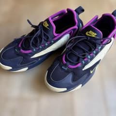 NIKE ZOOM2000 ネイビー×ホワイト×パープルのサムネイル