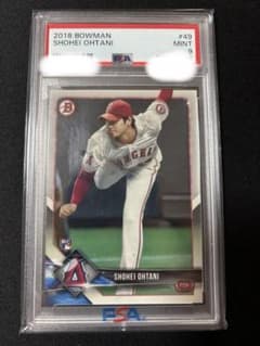 PSA9 大谷翔平 2018 Bowman #49 RC - メルカリ